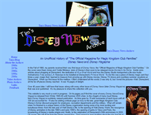 Tablet Screenshot of disneynewsarchive.com